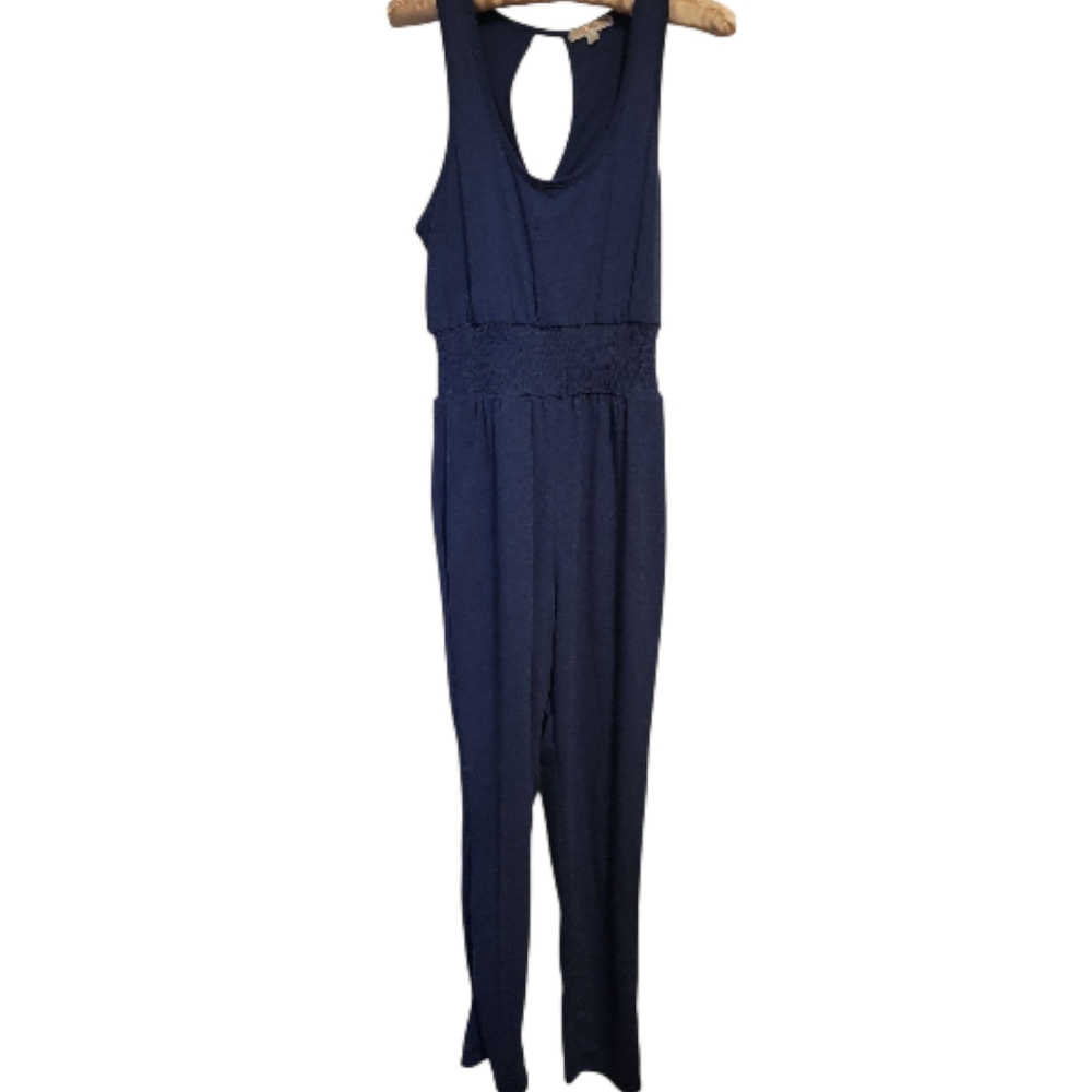 Love At First Sight | Comfy Blue Sleeveless Jumpsuit